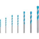 Jogo de Brocas Multiuso, com Ponta de Metal Duro, 4,0 mm a 12,0 mm, com 7 Peças, Expert Cyl-9 Multiconstrution, 2 608 900 647, Bosch OstenVonder