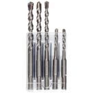 Jogo de Brocas para Concreto SDS Plus 5 Peças Makita D-61678