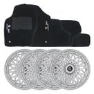 Jogo de calotas 602ar-pta aro 15 aro de pressão + tapetes bordados peugeot 307 Jogo de calotas 602ar-pta aro 15 aro de pressão + tapetes bordados peugeot 307
