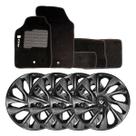Jogo de calotas esportivas ds4 14 graphite + tapete bordado clio Jogo de calotas esportivas ds4 14 graphite + tapete bordado clio