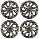 Jogo de calotas esportivas ds4 15 graphite + emblema nissan