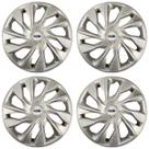 Jogo de calotas esportivas ds4 15 silver + emblema ford