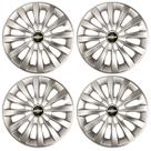 Jogo de calotas esportivas passat 13 silver + emblema gm/chevrolet