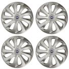 Jogo de calotas esportivas velox 13 silver + emblema resinado fiat azul
