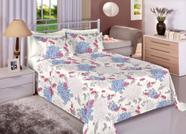 Jogo de Cama 150 Fios Casal Estampado, Lençol Percal 100% Algodão, 4 Peças