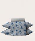 Jogo De Cama 4 Peças Supercal Queen Corttex Azul