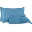 Jogo de Cama Altenburg Four Season TA 4 Peças King Azul Jogo de Cama Altenburg Four Season TA 4 Peças King Azul