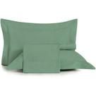 Jogo de Cama Altenburg Granito TA 4 Peças King Verde Jogo de Cama Altenburg Granito TA 4 Peças King Verde