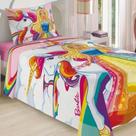 Jogo De Cama Barbie 2 Pçs Lepper Algodão