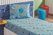 Jogo de cama bouti kids astronauta 2 peças - BIA