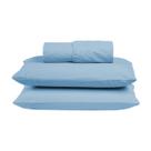 Jogo de Cama Box Casal 03 peças 100% Algodão Lençol Liso Percal 300 Fios Jogo de Cama Box Casal 03 peças 100% Algodão Lençol Liso Percal 300 Fios