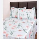 Jogo de Cama Box Roupa Lençol Casal Padrão 4 Peças Estampado em Microfibra - Estampas Sortidas - SEM OPÇÃO DE ESCOLHA
