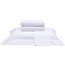 Jogo de Cama Buettner Queen Percal 1000 Fios Dobra Feita 4 peças Branco