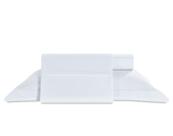 Jogo de Cama Casal 1000 Fios Toque de Seda Liso Branco 4 Peças Jolitex