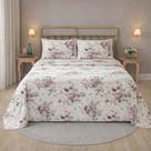 Jogo de Cama Casal 150 Fios Algodão Floral Tabata Dohler Jogo de Cama Casal 150 Fios Algodão Floral Tabata Dohler