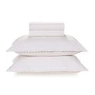 Jogo de Cama Casal 200 Fios Bordado Antônia Branco/Branco Karsten