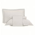 Jogo de Cama Casal 4 Peças Altenburg Toque Acetinado Slim Bege Porcelana