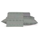 Jogo De Cama Casal 4 Peças Lençol Com Elástico E Fronhas Algodão Crystal Teka Design do tecido:Sossego Jogo De Cama Casal 4 Peças Lençol Com Elástico E Fronhas Algodão Crystal Teka Design do tecido:Sossego