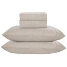 Jogo de Cama Casal 4 Peças Naturalle Mescla Malha Penteada 1,60m x 2,40m - Sultan Jogo de Cama Casal 4 Peças Naturalle Mescla Malha Penteada 1,60m x 2,40m - Sultan