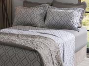 Jogo de Cama Casal 4 Peças Percal 180 fios Duplo 100% Algod