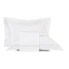 Jogo de Cama Casal Altenburg Bordados em Cetim 300 Fios Cerclê Cinza