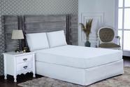 Jogo de Cama Casal Altura 30cm Branco