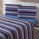Jogo de Cama casal Andreza Caio Azul 100% Algodão Jogo de Cama casal Andreza Caio Azul 100% Algodão