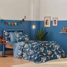 Jogo de Cama Casal Atlantix 3 Pçs 138x188x30 100% Algodão