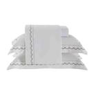 Jogo de Cama Casal Bordado Algarve Branco/Fend Kacyumara