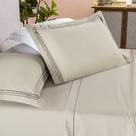 jogo de cama CASAL bordado micropercal 400fios aba americana - jogo de cama CASAL bordado micropercal 400fios aba americana -
