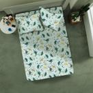 Jogo De Cama Casal Dinossauro Verde 3 Peças Malha Algodão
