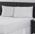Jogo de Cama Casal King 400 Fios Percal 03 Peças Com Barra, Antiácaro, Anti-pilling com Toque Macio