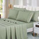 Jogo de Cama Casal Ponto Palito Unna Appel Home verde malva Jogo de Cama Casal Ponto Palito Unna Appel Home verde malva