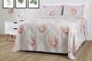 Jogo de Cama Casal Queen Size 4 Peças Microfibra 150 fios Sultan Lena