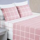 Jogo De Cama Com Lençol De Cima 200 Fios Austin Queen 04 Peças - disponível na cor Rosa
