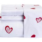 Jogo de Cama Desire Casal King Size 4 Peças Percal 200 Fios 100% Algodão - Estampa Love