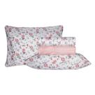 Jogo de Cama Duplo Queen 4 peças 140 Fios 250x240cm Clarice Realce Premium - Sultan