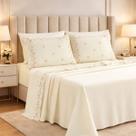 Jogo De Cama Elise King 100%algodao 300 Fios Super Macio BORDATTO Cor:ROSE