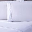 Jogo de Cama Essential Liso Branco Solteiro 03 Peças - Percal 200 Fios