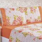 Jogo De Cama Estampado Micropercal 200 Fios Naturale Solteiro 03 Peças - Stella