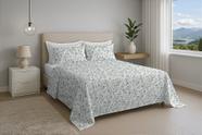 Jogo de Cama Estamparia Premium Linea 180 Fios Casal Des 7957 Com 4 Peças