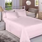 Jogo de Cama Estamparia Premium Linea 180 Fios Solteiro 7936 Rosa Claro - 3 Peças