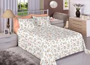 Jogo de Cama Estamparia Premium Plus King 7789 Salmão - 4 Peças