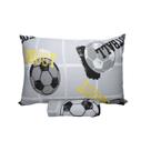 Jogo de Cama Futebol Football Kick 100% Algodão 2 Peças Portallar