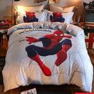 Jogo de cama infantil casal queen homem aranha 4 peças