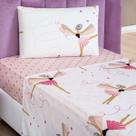 Jogo de Cama Infantil Solteiro Bouti Kids 03 Pçs Bailarina