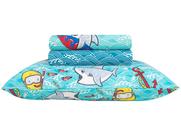 Jogo de Cama Infantil Solteiro Shark 3 Peças - Happy Day Sultan