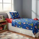 Jogo de Cama Infantil Super Mário Original 2 Peças Azul Lepper