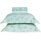 Jogo de Cama Karsten Betina 300 Fios 4 Peças Queen Azul