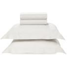 Jogo de Cama Karsten Bossa 300 Fios 4 Peças King Branco